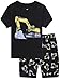 IF Pajamas Excavator Little Boys' Shorts Pajamas Set 100% Cotton Clothes