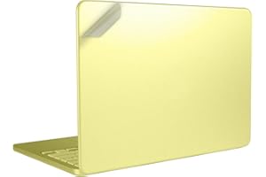 uconsmimo Frosted Clear Vinyl Skin Decal for 2026 MacBook Neo 13 Inch Model A3404, Ultra Thin Anti-Scratch Dustproof Anti-Fin