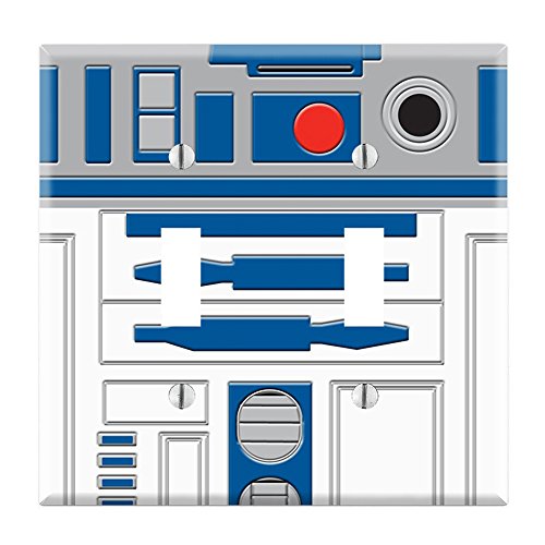Star Wars R2-D2 R2D2 Decorative Dual Toggle Light Switch Wall Plate Cover