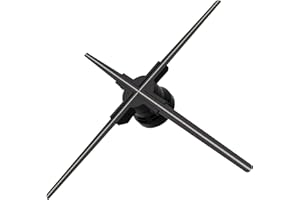 Holospin Ultra 3D Hologram Fan U52/20.5IN,1024 LED Beads and 3000cd/m² Brightness,3D Hologram Led Fan Projector with WiFi and Bluetooh,3D Holographic Fan for Store Display,Events,Trade Show