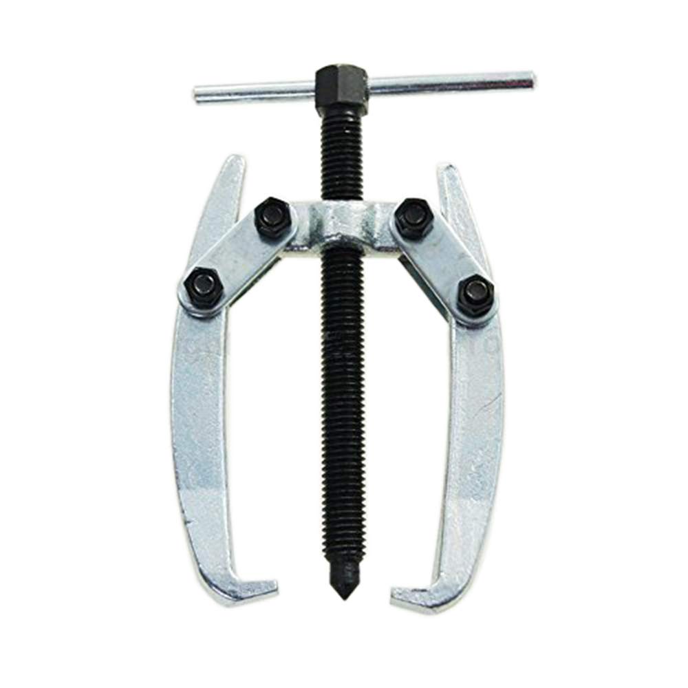 KATSU Two Jaw Gear Bearing Puller 70mm, Carbon Steel Mini 2 Arms Gear Armature Bearing Extractor Puller Removal Hand Tool for Car Motorcycle Auto Reparing 45050703