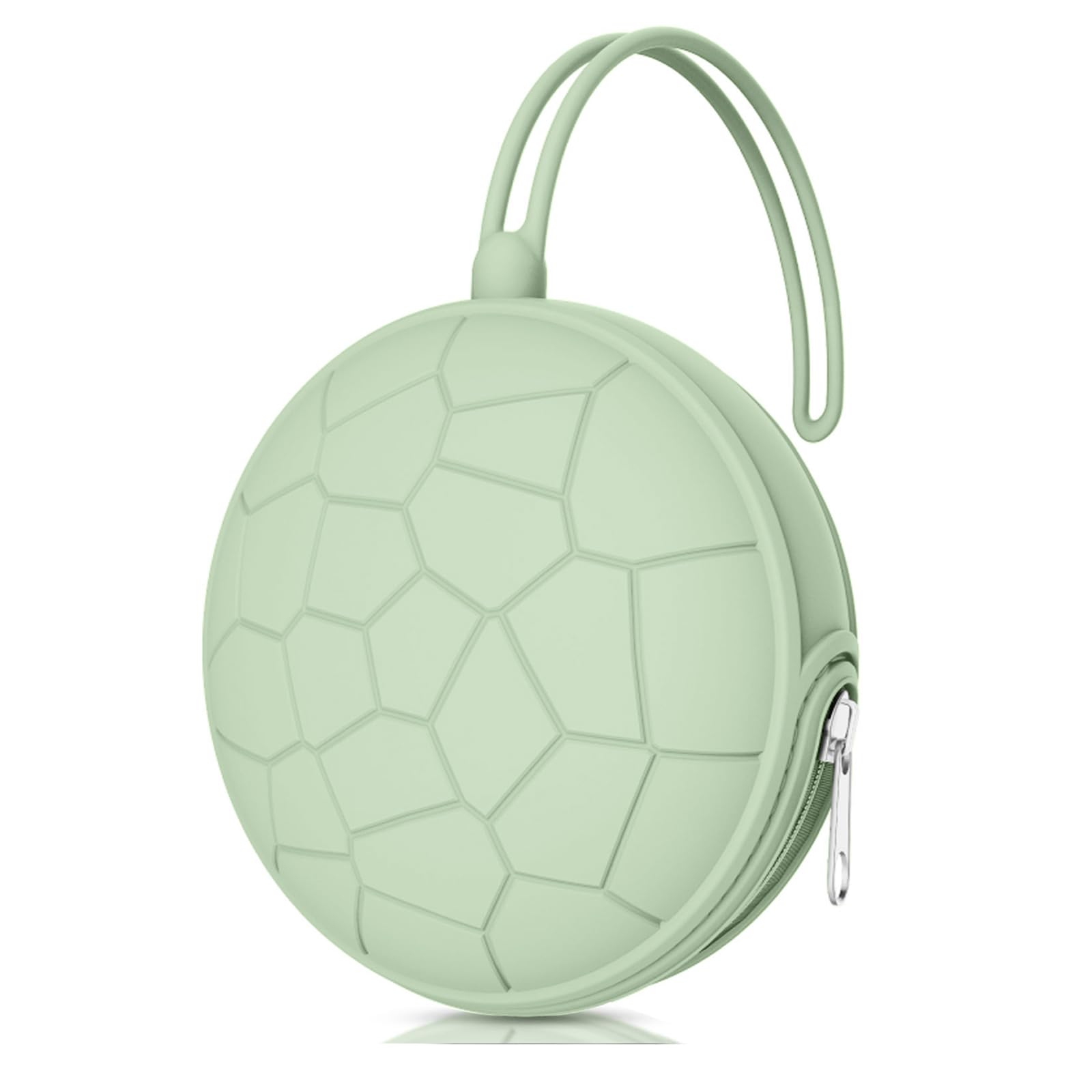 Smlpuame Dummy Holder Case Set,BPA Free Silicone Pacifier Holder Pod,Dummy Storage Box,Portable Soother Pods for Baby Nappy Changing Bag Stroller,Travel,Home,Easy to Clean(Mint)