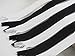 YAKA 30pcs Nylon Invisible Zippers Tailor Sewing Tools Garment Accessories 9Inch Invisible Zippers Black Color White Color (Mix)