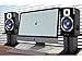 (2) Technical Pro 8 Studio Monitor Bookshelf Computer Multimedia Speaker Stands