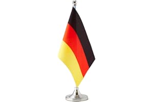 MFLAGPERFT German Flag Germany Table Desk Small Mini Flags Decorations