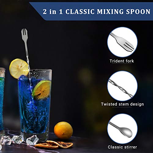 18 Teiliges Geschenkset Cocktail Set Shaker 750ML | Cocktail Shaker Set Edelstahl | Cocktailshaker Geschenk Cocktail Bar… – Bild 5