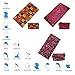 Wide Headbands Headwear Head Wrap Sport Sweatband for Men and Women,Workout,Yoga,12-in-1 12PCS/9PCS/6PCS Multifunction Magic Scarf