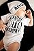 HOTONE Baby Girl Boy Clothes Straight Outta Mommy Bodysuit Romper Jumpsuit Outfits (6-12 Months, White)
