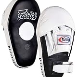 Fairtex Pro Angular Mitts, Black/White
