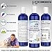 Vet Recommended OMG Extreme Dog Whitening Shampoo (16 Oz) - Coconut Based 100% Safe - Free from Soaps, Detergent, Bleach & Fragrance - Make Your Dog's Coat Clean, Silky and Smooth. Made in USA