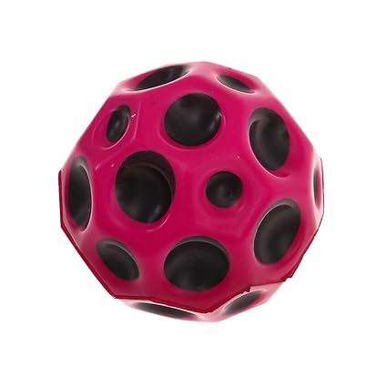 Casey Beneficial Moon Surface Ball Extreme Bounce Fast Spin Lightweight Throw Catch Fashion(None Color Random)