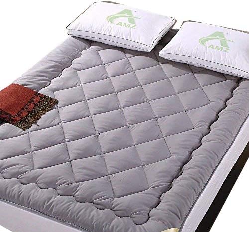 AMZ Finest Microfiber Mattress Padding/Topper for Home (Grey)