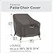 Classic Accessories Ravenna Water-Resistant 38 Inch Patio Lounge Chair Cover, 2-Pack, Patio Furniture Covers