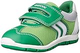 Geox Boys B Shaax 25 velcro strap sneaker, Green, 26 EU/9 M US Toddler