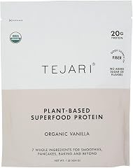Tejari Organic Vanilla Plant Protein, 23.8 OZ