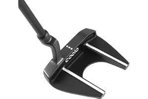 COOLO Low Torque Golf Putter, Provide Greater Stability and Less Face Twisting, Blade/Mallet/Heavy/Center Shafted/Counter Balanced Putter, Oversized Grip, Right & Left