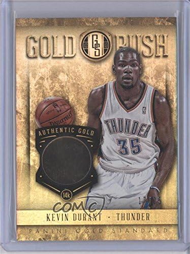 Kevin Durant #17/25 (Basketball Card) 2012-13 Panini Gold Standard - Gold Rush - 14k Gold #22