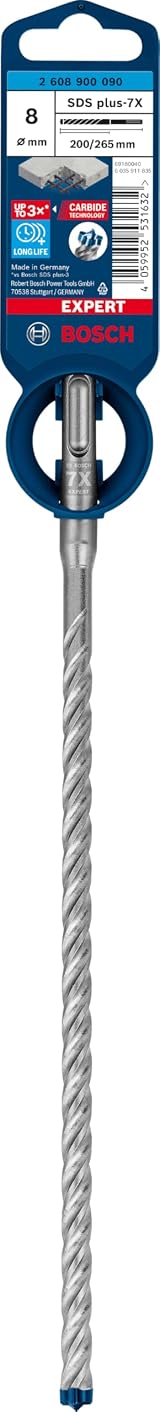 Bosch EXPERT SDS plus-7X Hammer Drill Bit 8 mm Ø Professional Accessory view 2
