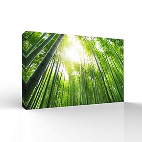Wall26-Canvas Wall Art-Quiet Bamboo Grove-Giclee Painting Wall Bedroom Living House Decoration Home Art - 12x18 inches