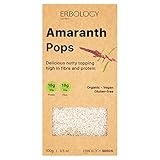 Organic Puffed Amaranth 3.5 oz - Rich in Protein, Fiber and Minerals - Gluten-free