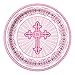 Unique Party Supplies Radiant Cross Pink Religious Deluxe Bundle for 24 Plate Napkins & Tablecovers