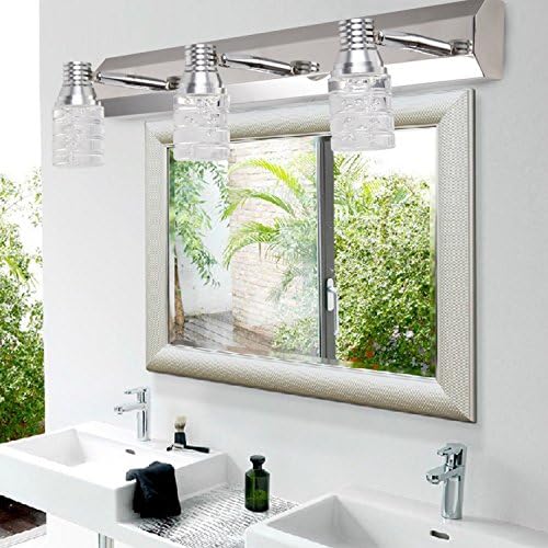 COMEONLIGHT Modern Led Wall Light with Glass Bubble Shade Mirror Front Style