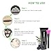 Black Mask Charcoal Mask Peel Off Mask Blackhead Remover Mask , Deep Pore Cleansing Mask with Mask Brush 100g