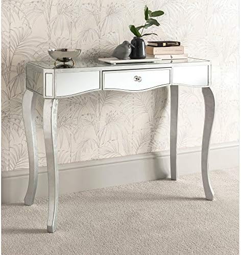 homesdirect365 Venetian Mirrored Console Table