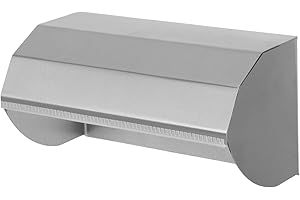 VALICLUD Heavy Duty 2-Gang 201 Stainless Steel Waterproof Outdoor Electrical Outlet Box with Dustproof Keypad