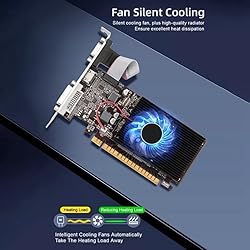 XUANMO NVIDIA GeForce 2.0 GT610 low profile PC 2GB