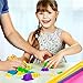 Kidsand 3.5 lbs - Magic 4 Color Sand - 8 Shaping Molds for Play Sand - Sand for Children Blue, Purple, Green, Orange - Kids Sand for Indoor Playing - Sand Kit for Kids - Box for Developing Sand