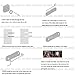 XVL Bathroom Towel Bar SUS304 Stainless Steel, Brushed Steel G203