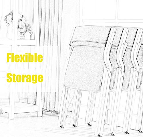 BAR Taburete Plegable De Madera Maciza De Terciopelo Silla De Comedor