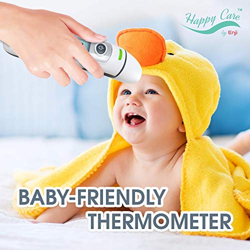 Baby, Children's, Adult Ear and Forehead Digital Thermometer - Temporal Electronic Infrared, Dual F & C Temperature Mode, Fast 1 Second Read, For Infants, Babies, Kids & Adults, Ear Termometro (blue)