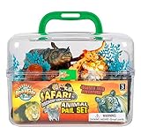 Adventure Planet Wild Animals Set with Carrying Case, 20-Piece