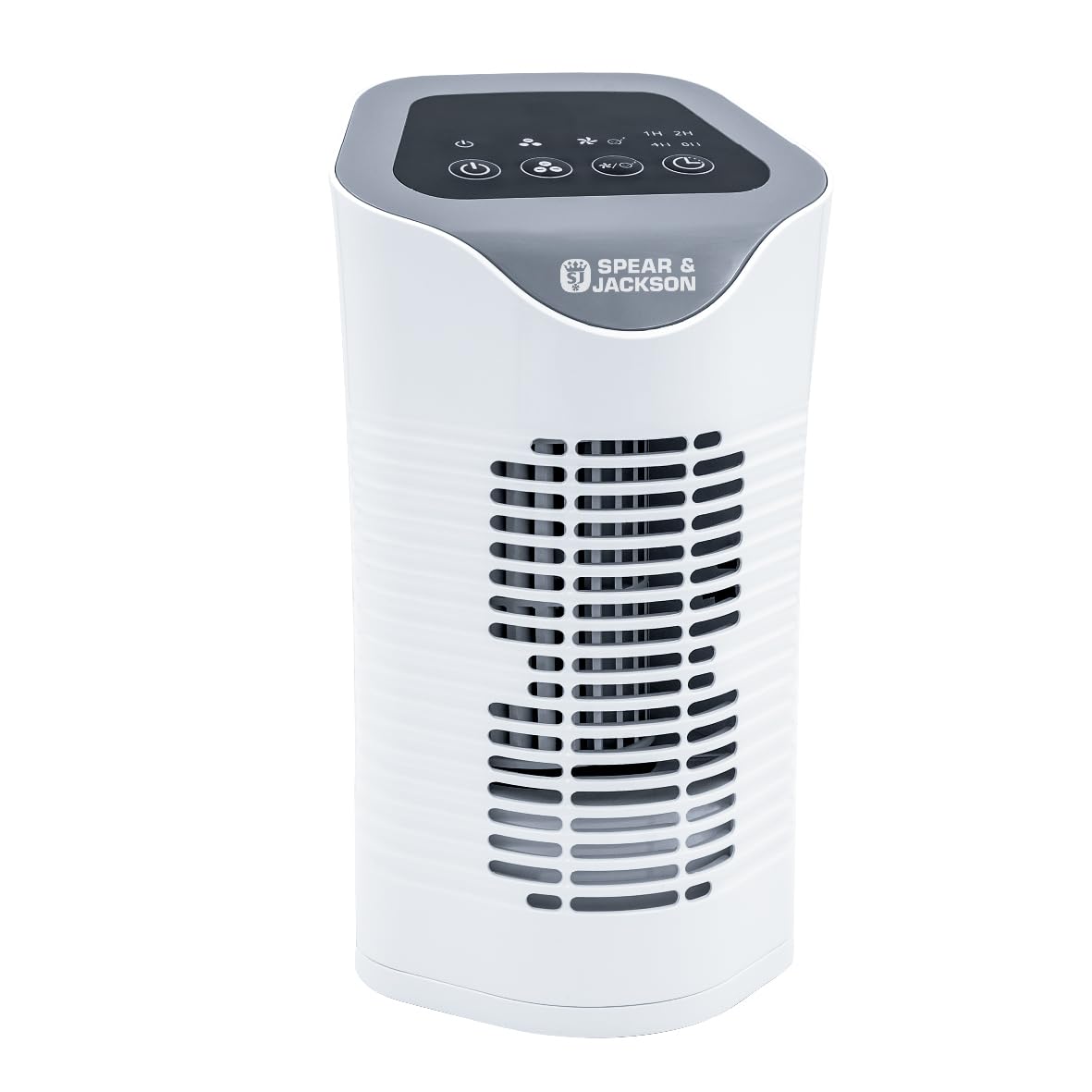Spear & Jackson Air Purifier for Bedroom with HEPA & Carbon Filters, Air Cleaner for Allergies, Pollen, Pets, Dust, Smokers; Better Sleep, Cleaner Air, Quiet Operation, Ioniser & Timer Function