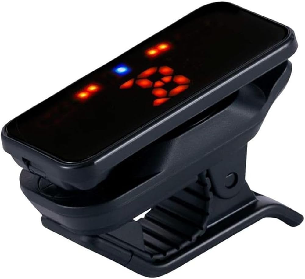Korg Pitchclip2 Plus Slimline Clip-on Tuner Black Guitar Bass Ukulele