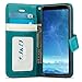 LG V35 Case, LG V35 ThinQ Case, LG V30S Case, LG V30S ThinQ Case, LG V30 Case, LG V30 Plus Case, J&D [Wallet Stand] [Slim Fit] Heavy Duty Protective Shock Resistant Flip Cover Wallet Case for LG V35