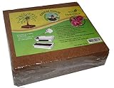 Compressed Coconut Coir Brick, 10 Pound (lb)-Green Texan Organic Farms (10 Pound) v