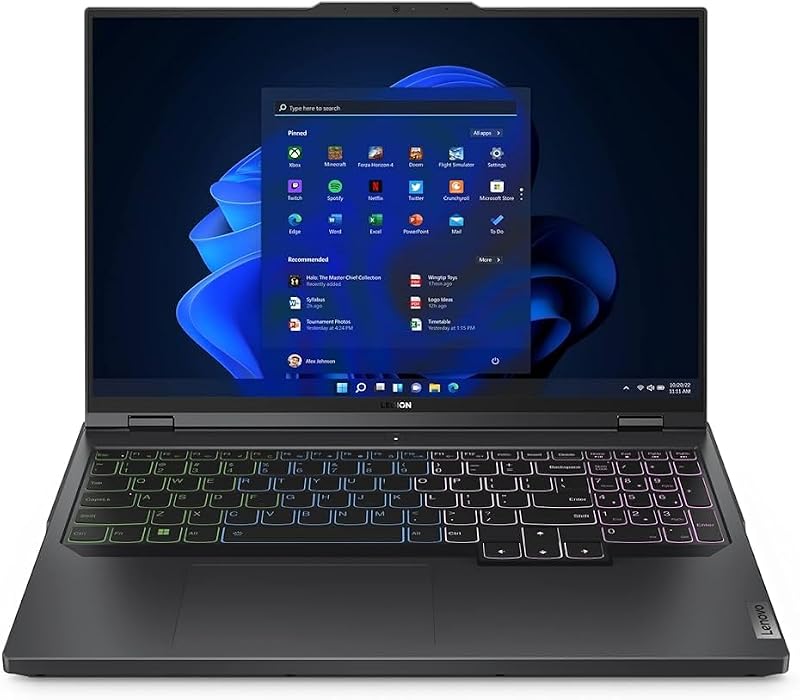 Legion Pro 5i Ordenador portátil para Juegos, Pantalla WQXGA de 16" 240Hz, Intel 24 núcleos i9-14900HX, GeForce RTX 4070, 64GB DDR5, 4TB SSD, KB retroiluminado, Win 11 Pro, con Office Lifetime