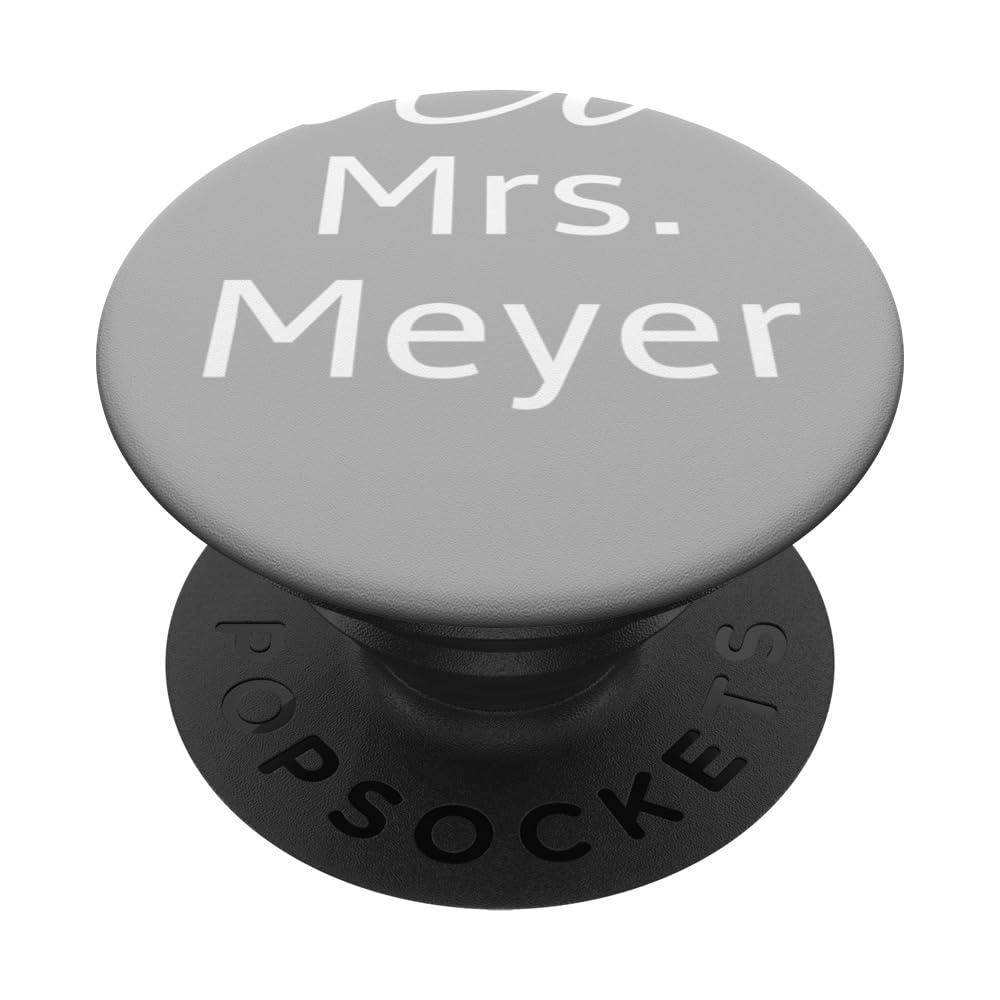 Mrs. MEYER personalized engagment announcment PopSockets Swappable PopGrip