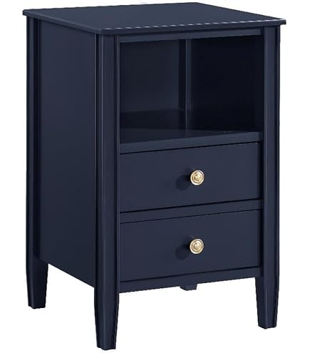 Amazon.com: Comfort Pointe Winsley 2-Drawer Midnight Blue Painted