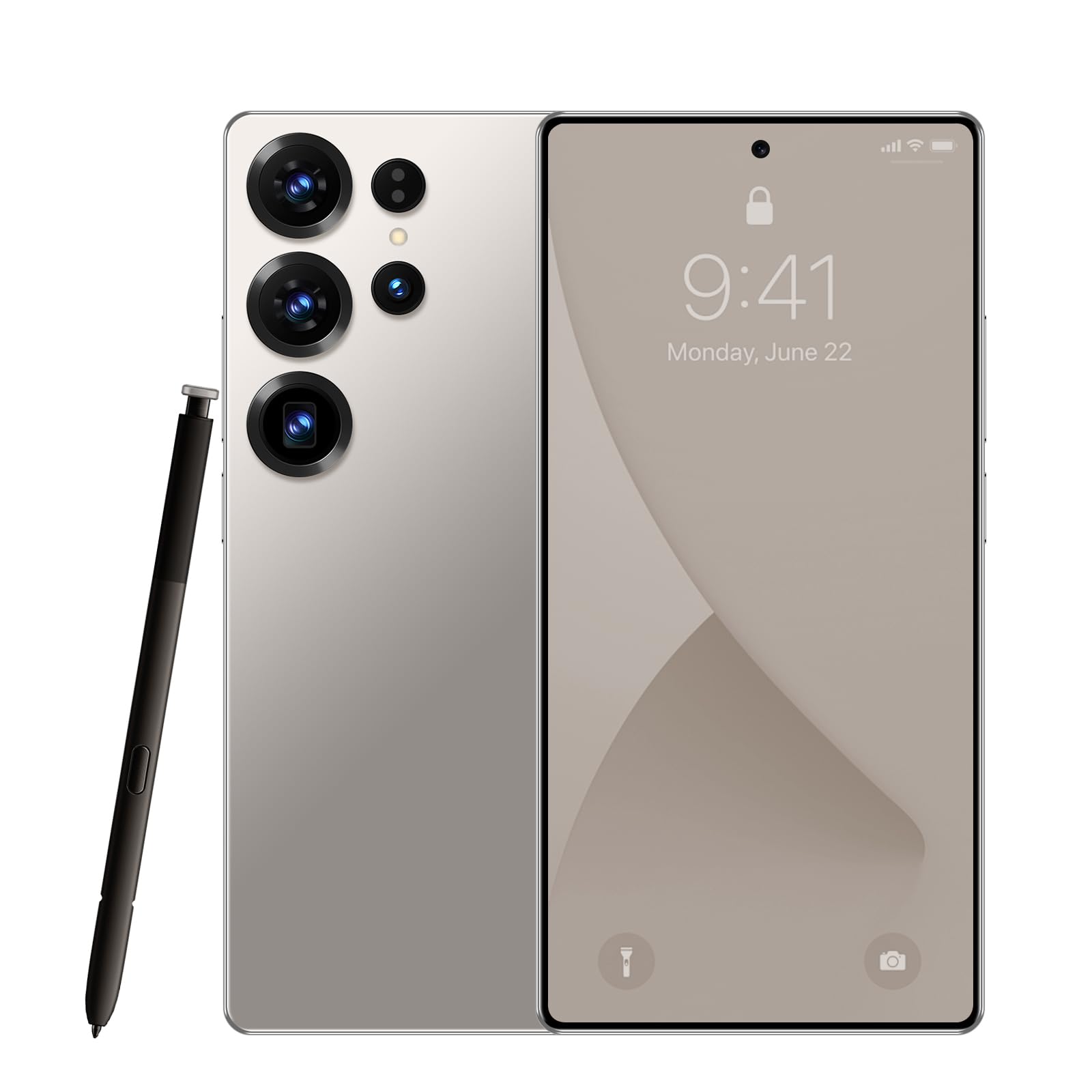 ChashenHa S25 Ultra Android 16.0 Cell Phone,16GB+512GB Unlocked Phone,7000mAh Battery,68+108MP Camera Smartphone,Dual SIM Cards/Face Unlock/Fingerprint Unlock/GPS.(Grey)