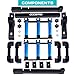 ODDSPRO Fishing Rod Rack, Fishing Rod Holder - 2 Styles Holds Up 6 or 18 Rods - for Freshwater Fishing Rods and Combos (Silver-18Rods)