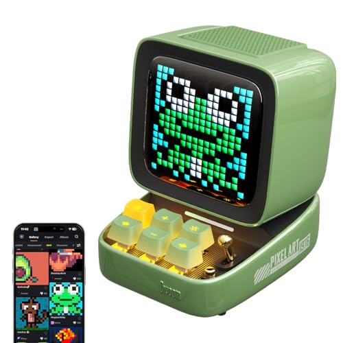 Divoom Ditoo Retro Pixel Art Bluetooth Speaker Green