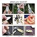 24kmagic Outdoor Camping Survival Bracelets Outdoor Hiking Travelling Hunting Gear Emergency Tactical Parachute Rope Bracelet with Packet Knife (Sliver)