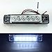 2 LONG HAUL BRIGHT CLEAR/WHITE LED SLIM LINE LED 12V 12 VOLT UTILITY STRIP LIGHTS 6 LEDS 4