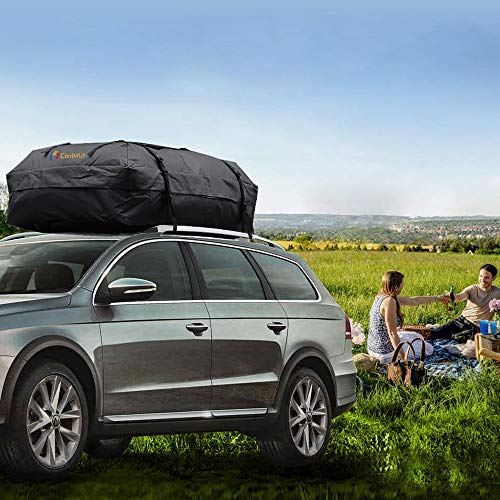 image for Conthfut Rooftop Cargo Bag - (15 Cubic Feet) Coated Zippers & Heavy Du