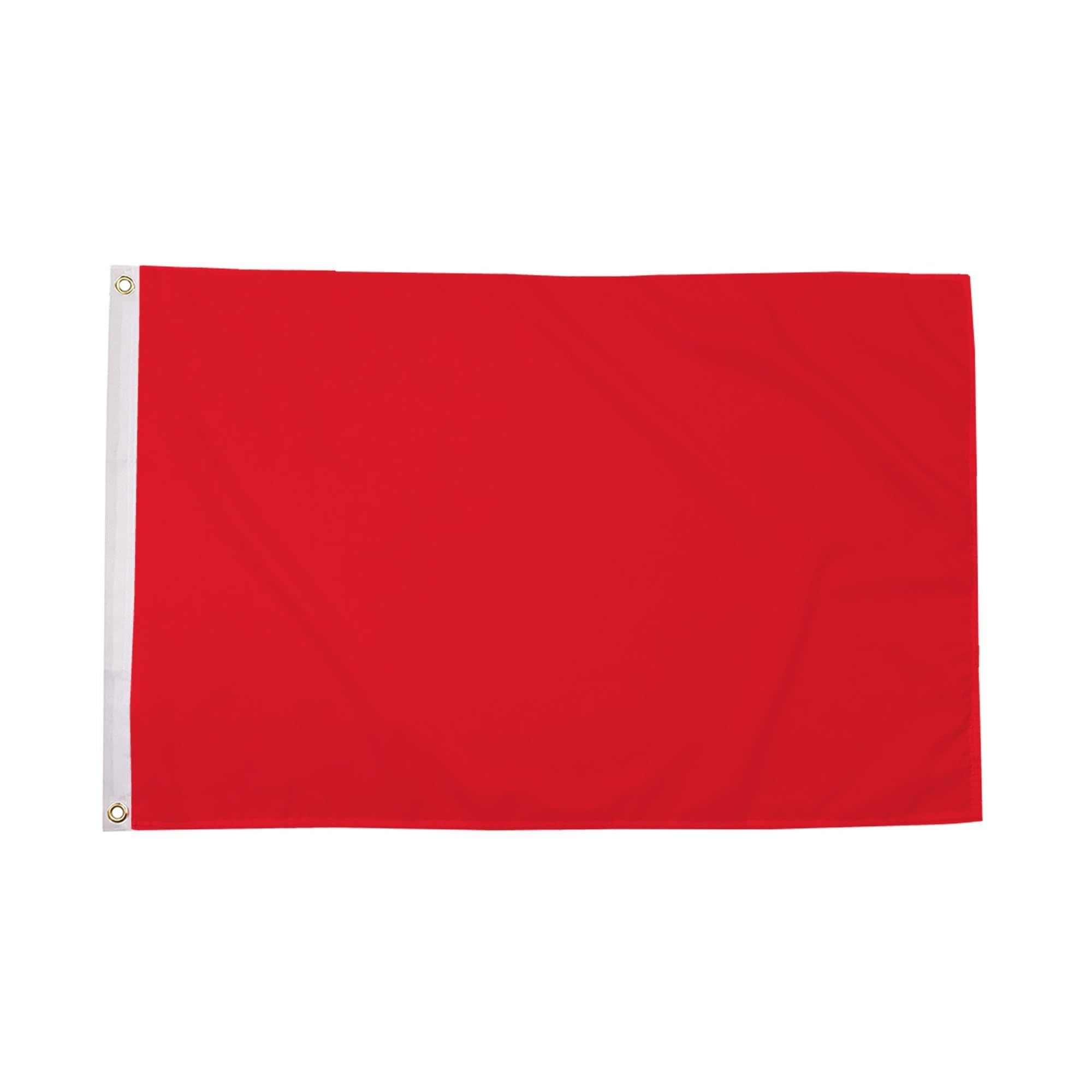 Flagtex Red Plain Colour Flag Large 8ft x 5ft (240cm x 150cm) - Giant Solid Red Vivid Outdoor Polyester Flag Weather Resistant Banner for Outdoor Display Events — image 1
