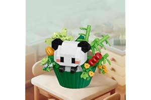 Mini Blocks for Tabletop Display, 4-in-1 Micro Cute Animal Cupcake-Inspired, DIY Creative Home Decor & Table Decorations Uniq